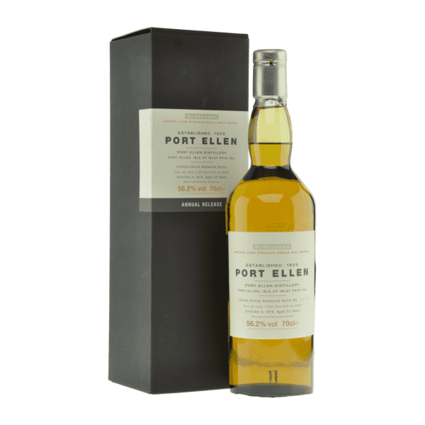 Bottle and box for Port Ellen 4th Release 1978 25 Year Old
