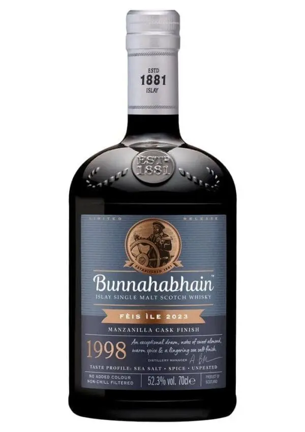 Bunnahabhain 1998 Manzanilla Cask Finish - Feis Ile 2023 - Image 2