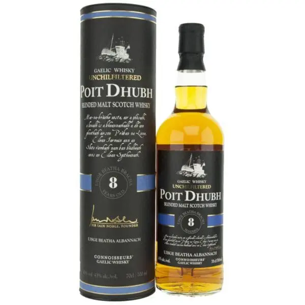Poit Dhubh 8 Year Old Whisky