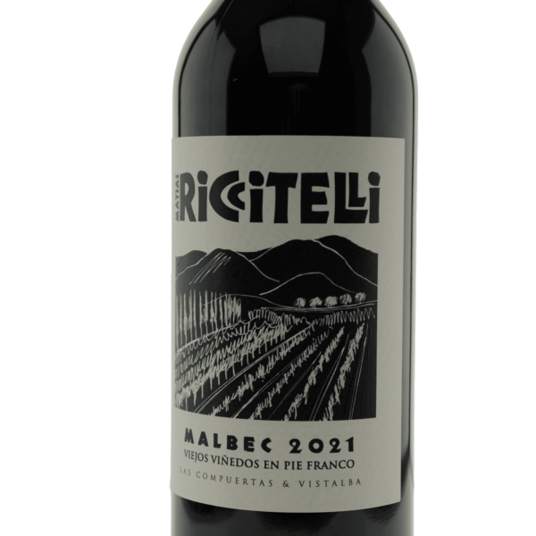 Riccitelli Malbec 2021 Front Label