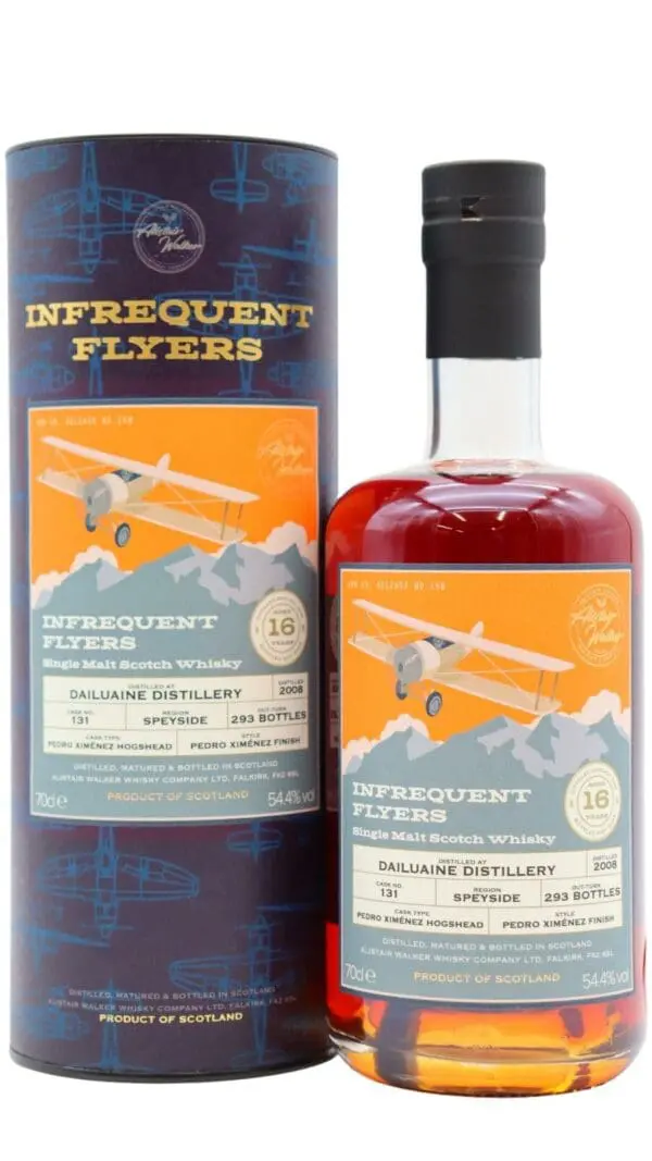 Infrequent Flyers Dailuaine 16 year old PX Sherry Finish