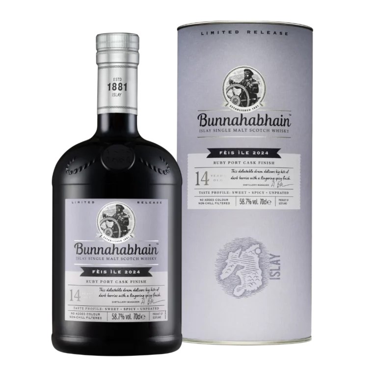 Bunnahabhain Fèis Ìle 2024: 14 Year Old Ruby Port Cask Finish