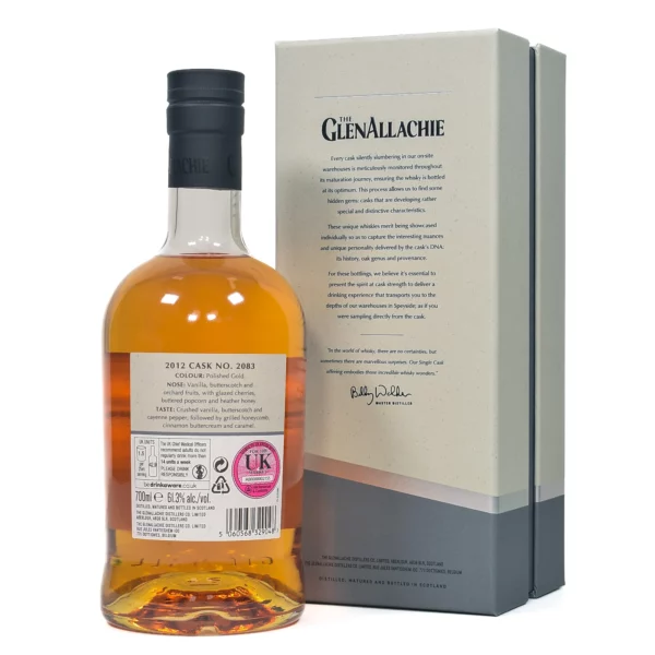 Glenallachie Single Cask Bourbon Barrel 12 Years Old