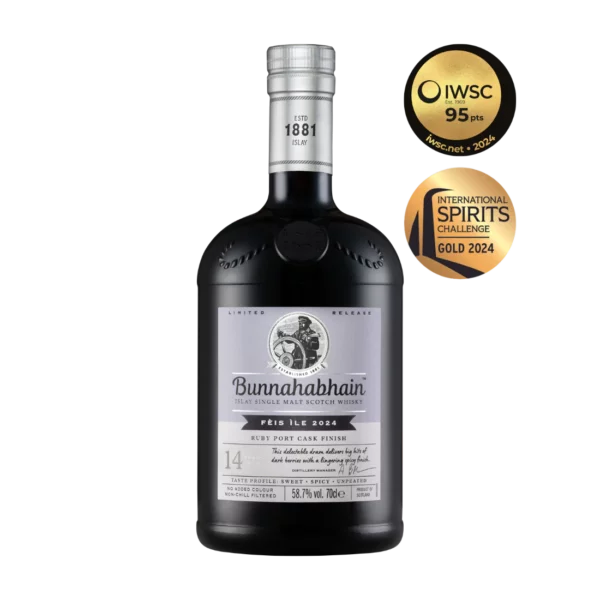 Bunnahabhain Fèis Ìle 2024: 14 Year Old Ruby Port Cask Finish - Image 2