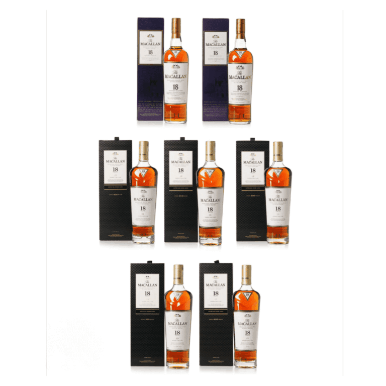 Macallan 18 Year old set of 7